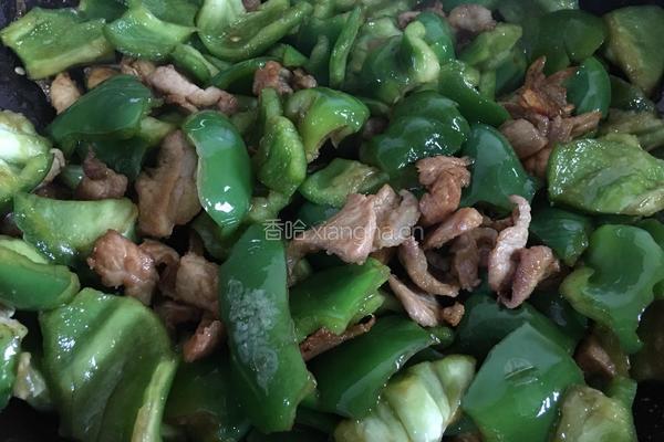 青椒炒肉的做法图解8