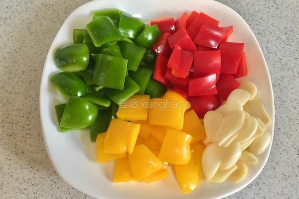 香烤彩椒鸡肉串的做法图解4