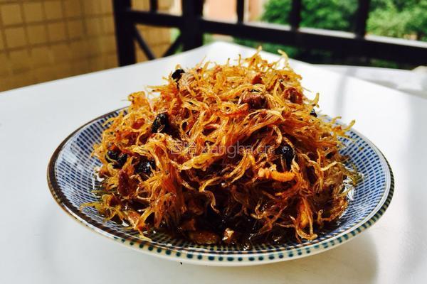 豆豉银鱼干的做法图解8