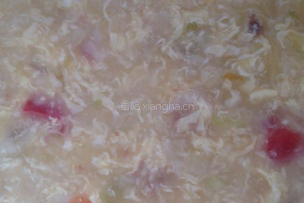 西红柿土豆疙瘩汤