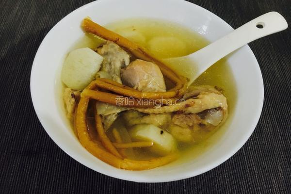 巨美味山药炖土鸡瘦肉的做法图解5