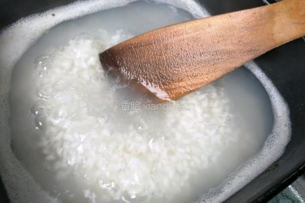 小白菜粥的做法图解3