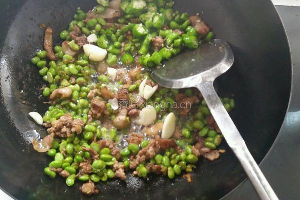 嫩黄豆炒肉的做法图解10