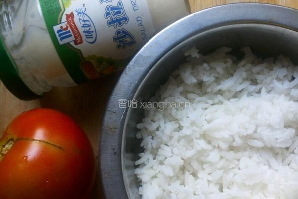西红柿蒸饭的做法图解1