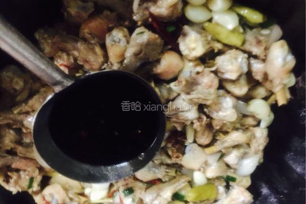红烧鸡骨的做法图解4