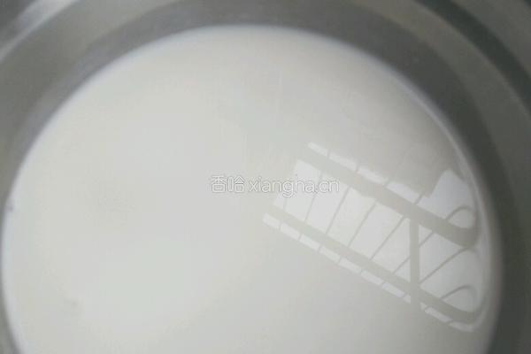 椰香桂花糕的做法图解3