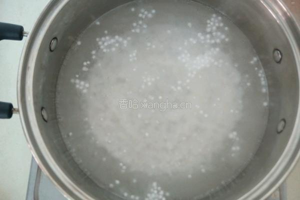 西瓜西米露的做法图解1