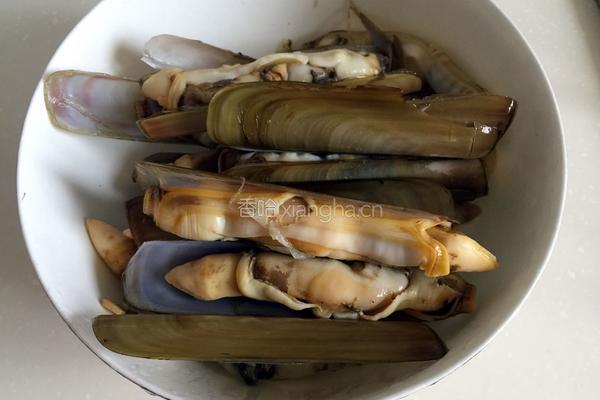 辣炒竹蛏子的做法图解5