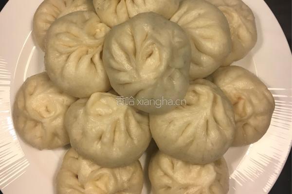 猪肉豇豆馅包子的做法图解7