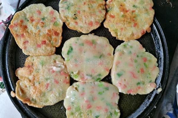 时蔬菜饼的做法图解7