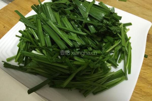 韭菜炒豆芽的做法图解3