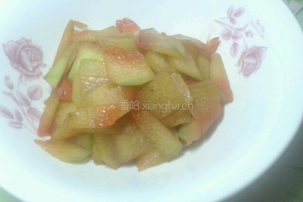 炒西瓜皮的做法图解1