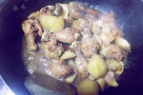 土豆鲍菇烧鸡翅根的做法图解14