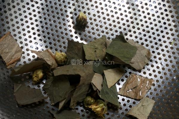 菊花荷叶茶（减肥茶）的做法图解2