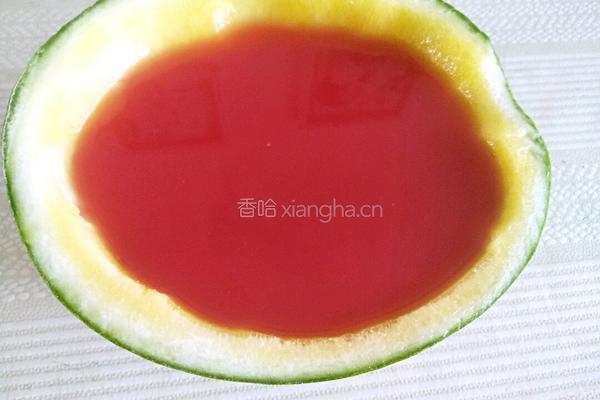 仿真西瓜冻的做法图解8