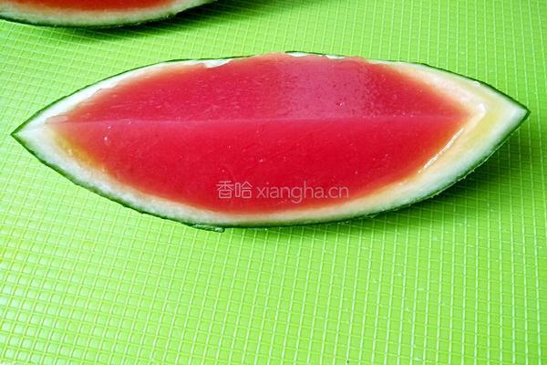 仿真西瓜冻的做法图解10