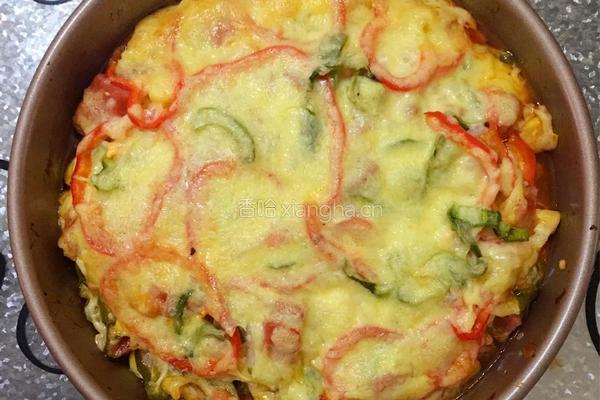 新奥尔良烤肉披萨的做法图解8