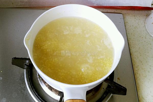 红糖小米粥的做法图解4