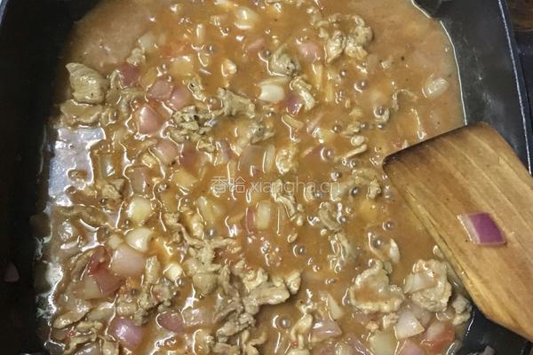 黑椒瘦肉意大利面的做法图解7