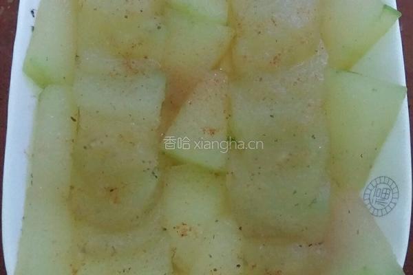 剁椒淋冬瓜的做法图解4