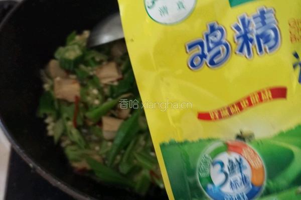 简单版秋葵炒肉片的做法图解10