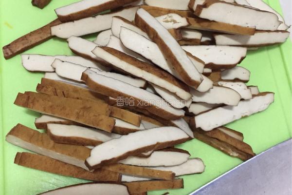 香干炒韭菜的做法图解3