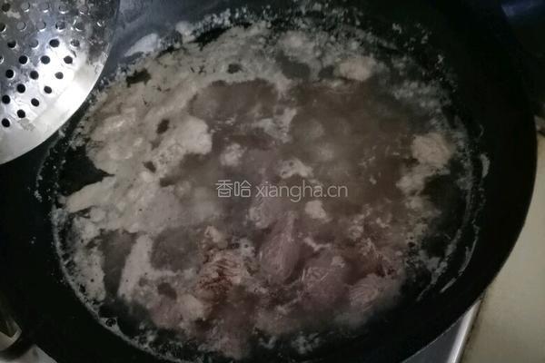 枸杞田七清炖牛肉的做法图解7