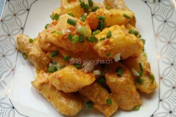蛋黄山药的做法图解11