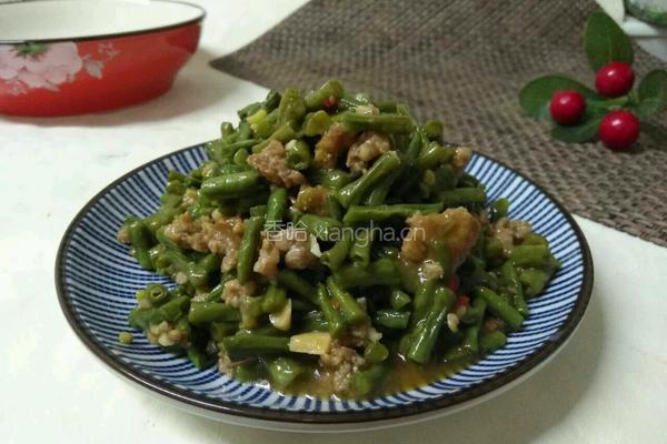 肉沫豇豆的做法图解12