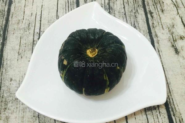 海苔坚果仁南瓜羹的做法图解1