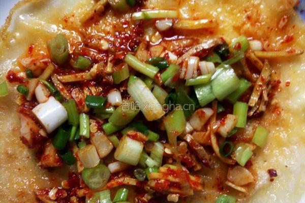 大葱鸡蛋煎薄饼的做法图解12