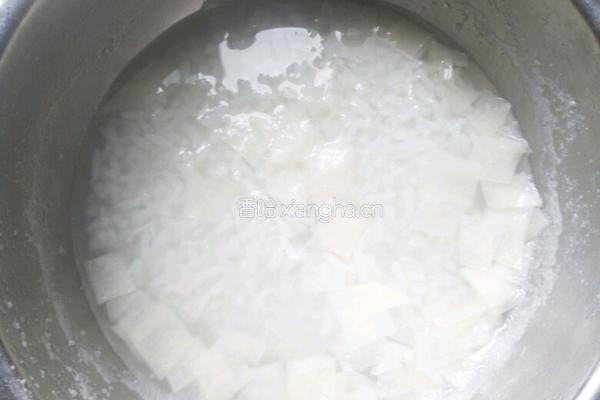 鸡蛋面皮块粥的做法图解8