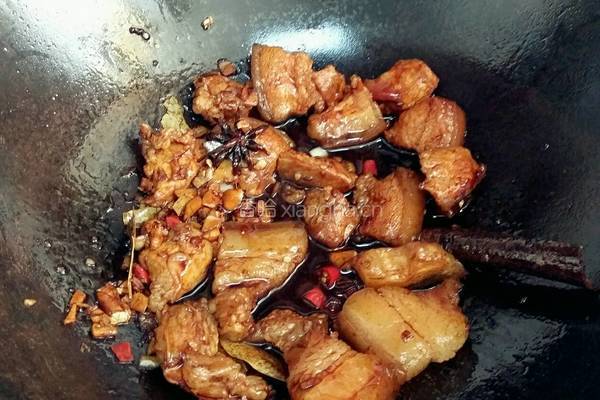 黄豆酿肉的做法图解6