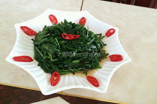 红椒炒韭菜的做法图解7