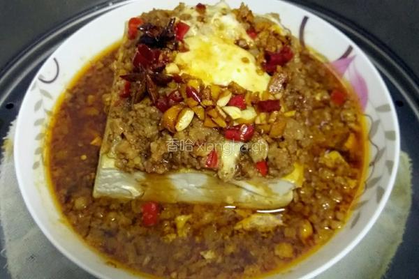 肉沫蒸蛋豆腐的做法图解8