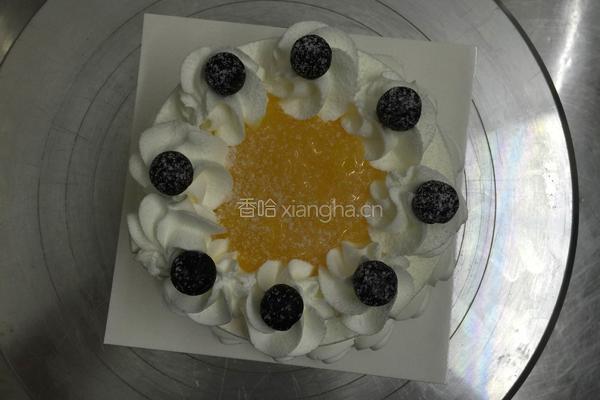 蓝莓水果蛋糕的做法图解8