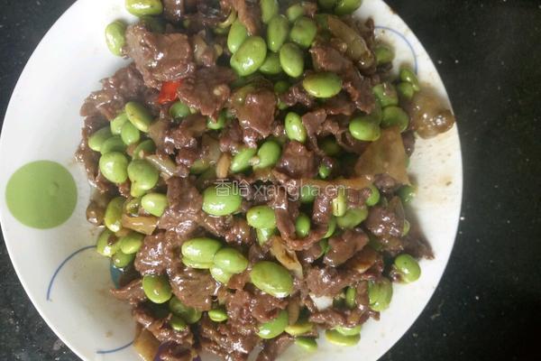 毛豆炒牛肉的做法图解7