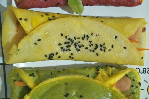 蔬果泥宝宝版煎饼果子的做法图解11