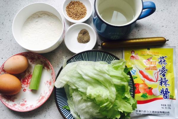 煎饼果子的做法图解1
