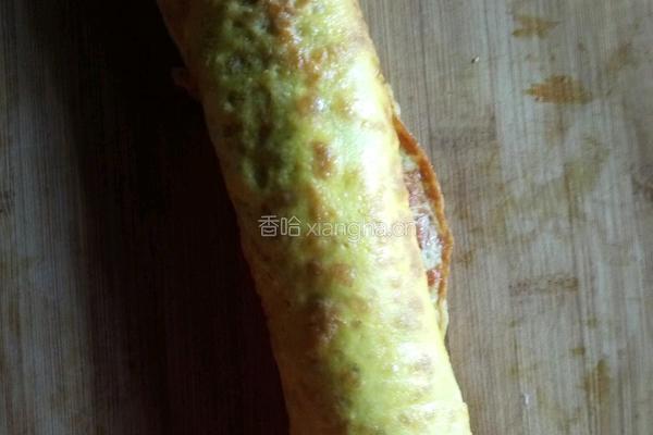 火腿鸡蛋卷的做法图解8