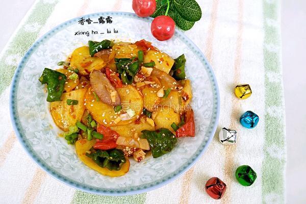 家庭版干锅土豆片的做法图解11
