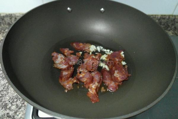 酸笋炒腊肉的做法图解6