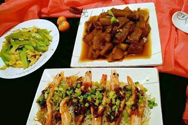 粉丝蒜蓉开背蒸虾的做法图解7