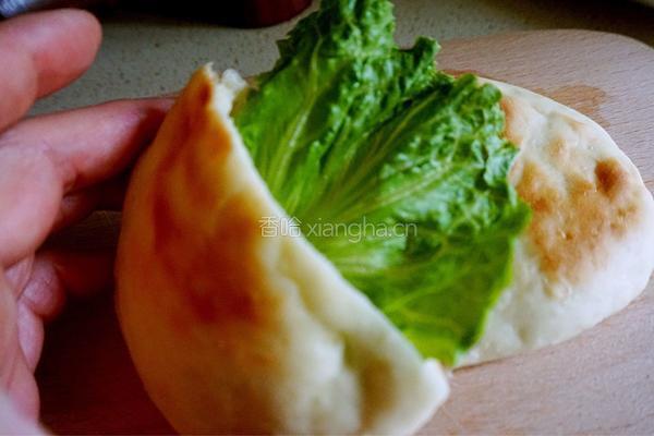 虾仁黄瓜口袋饼的做法图解4