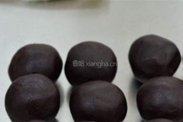 便捷蛋黄酥的做法图解3