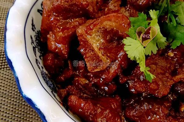 玫瑰腐乳烧排骨的做法图解10