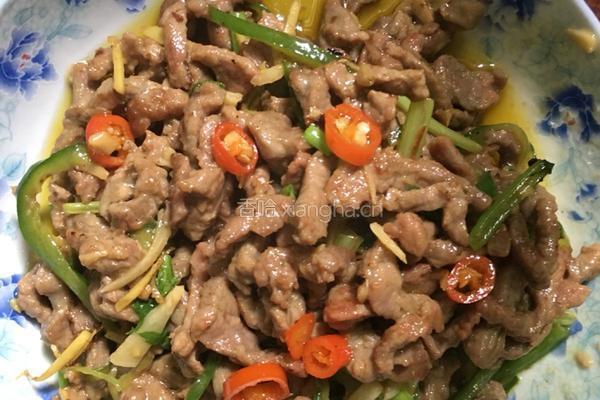 小炒牛肉的做法图解7
