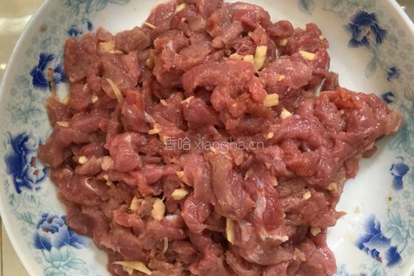 小炒牛肉的做法图解2