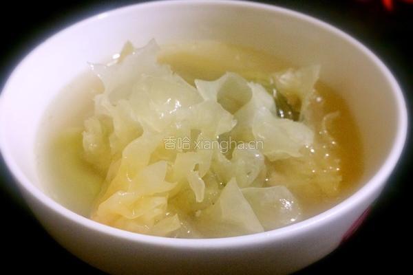 银耳苦瓜咸菜瘦肉汤的做法图解8