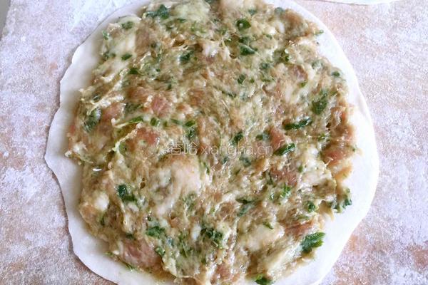 猪肉大葱馅饼的做法图解8